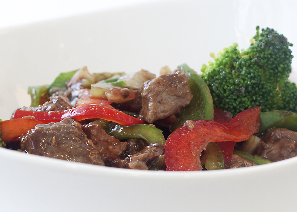 Orange Beef Rice Bowl
