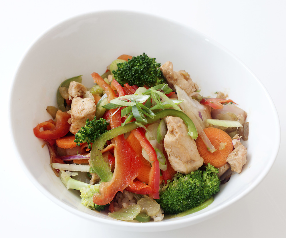 Chicken, Peanut & Lime Rice Bowl